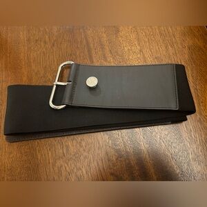 🆕 Michael Kors Logo Print Elastic Stretch Wide Belt